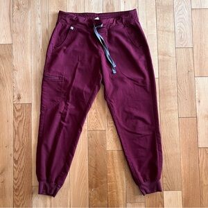 Figs Women's Burgundy Jogger Pants